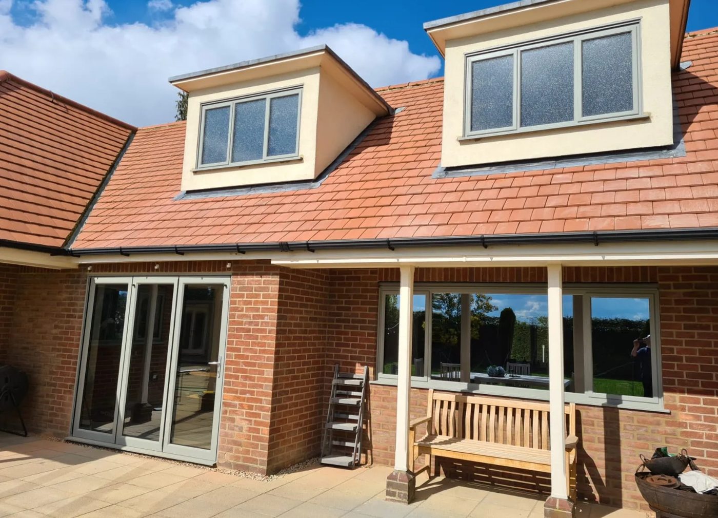 Aluminium Bifold Door installed in Woodbridge