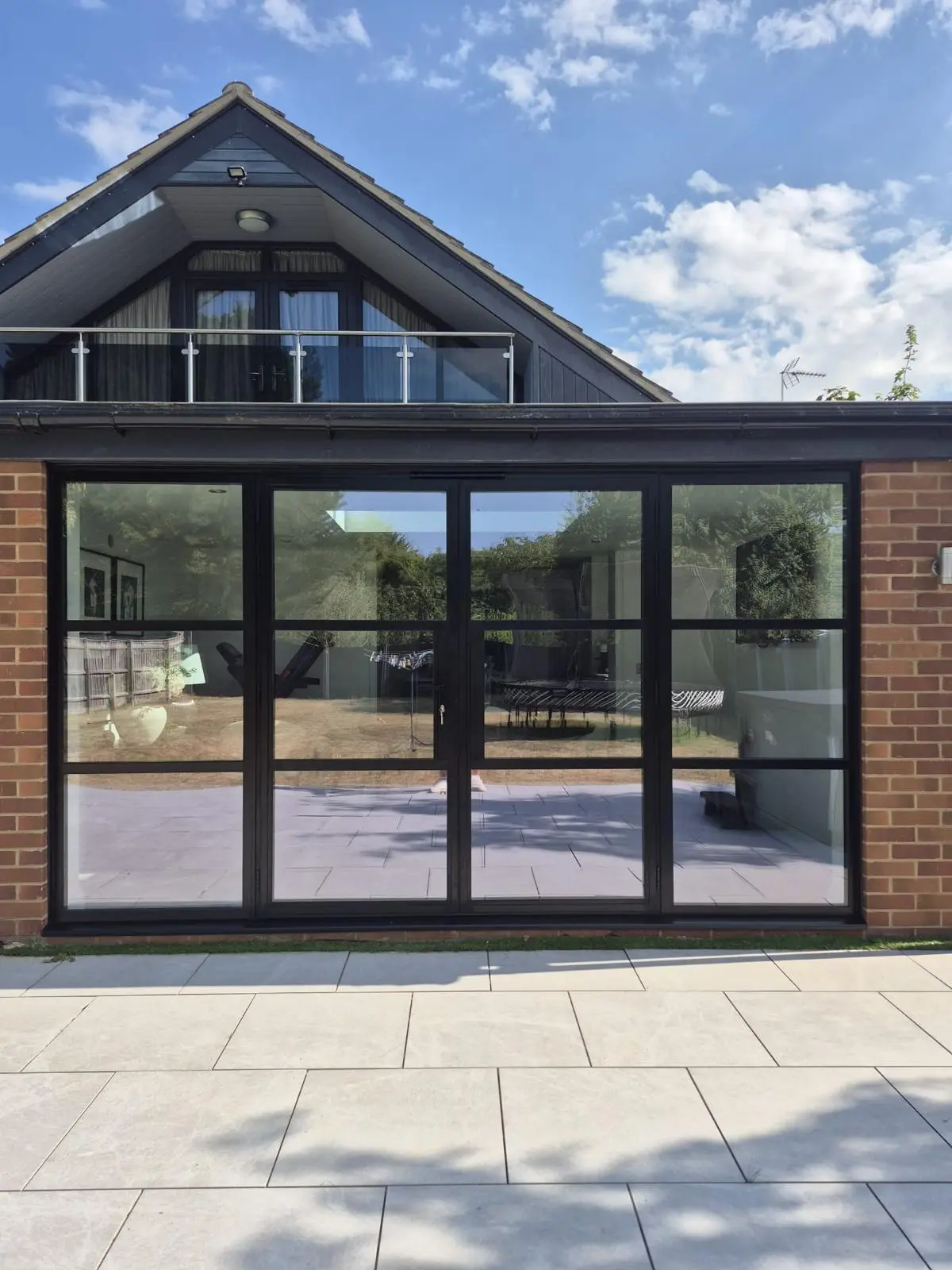 Four panel aluminium hertitage doors